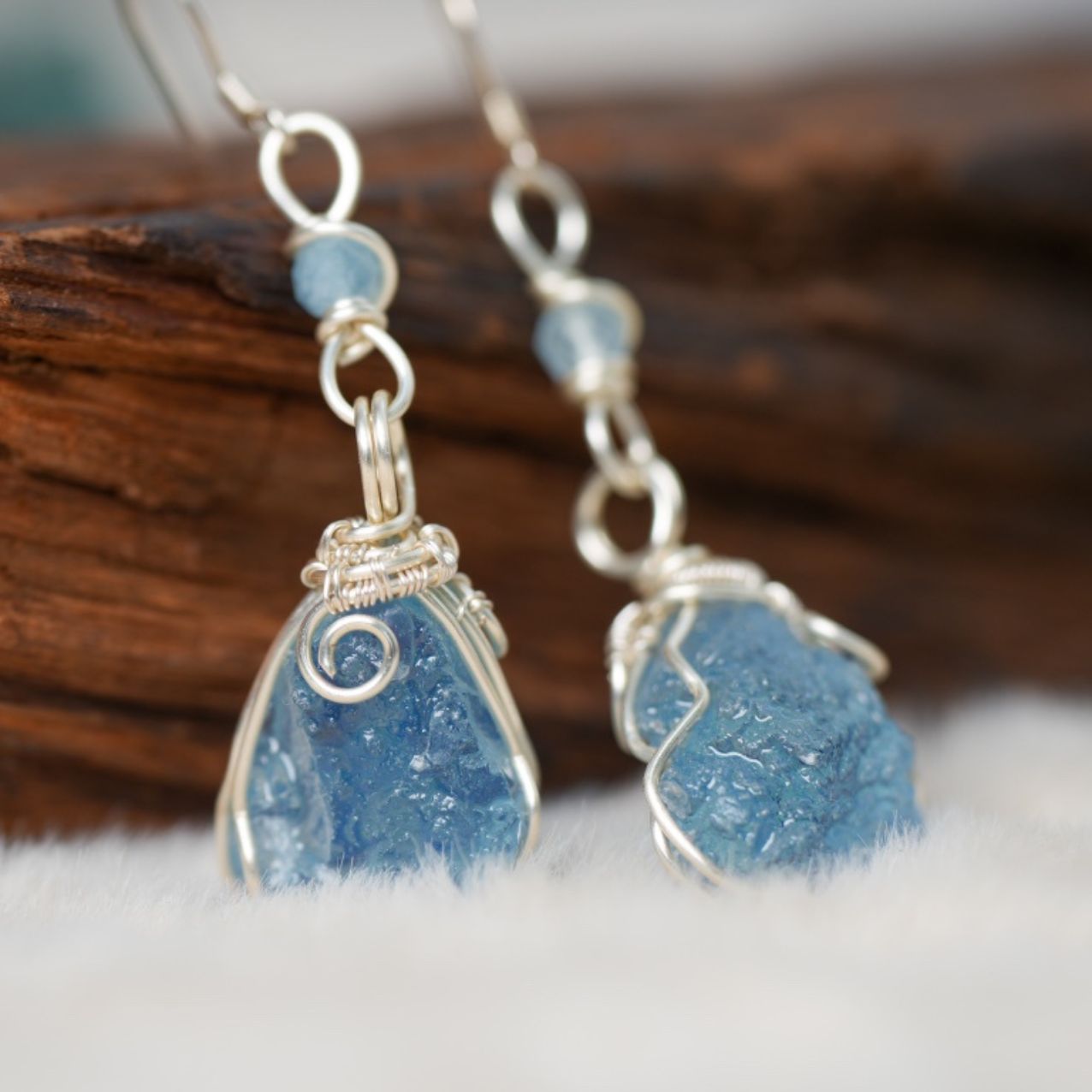 Aquamarine Earrings - Soft as the Ocean