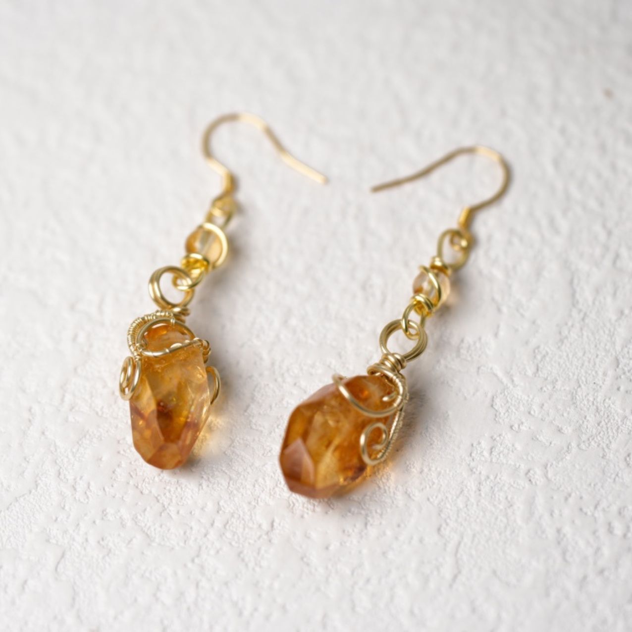 Citrine Stud Earrings—Bringing Wealth and Good Fortune