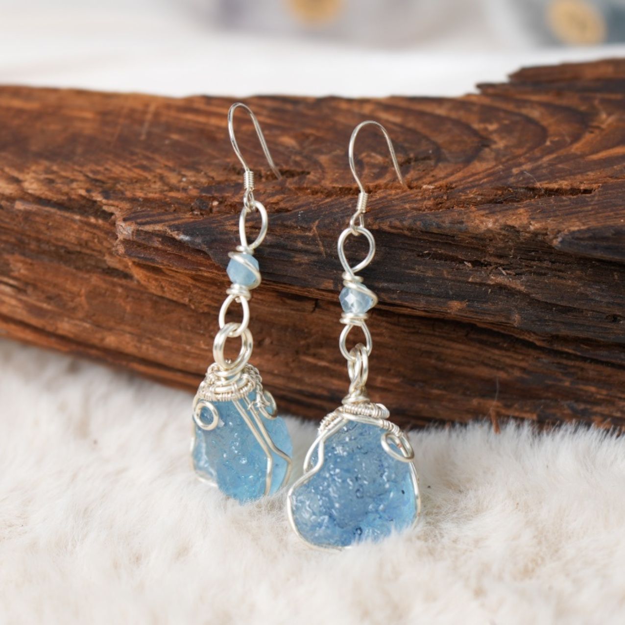 Aquamarine Earrings - Soft as the Ocean