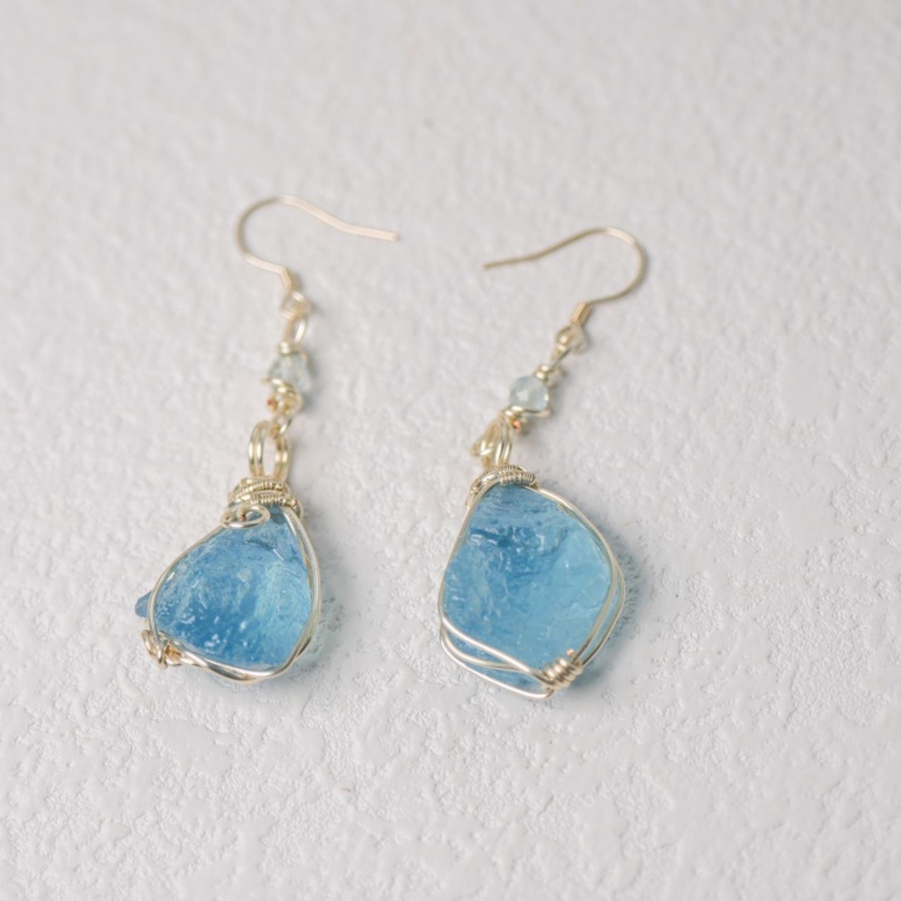 Aquamarine Earrings - Soft and Refreshing Like the Ocean