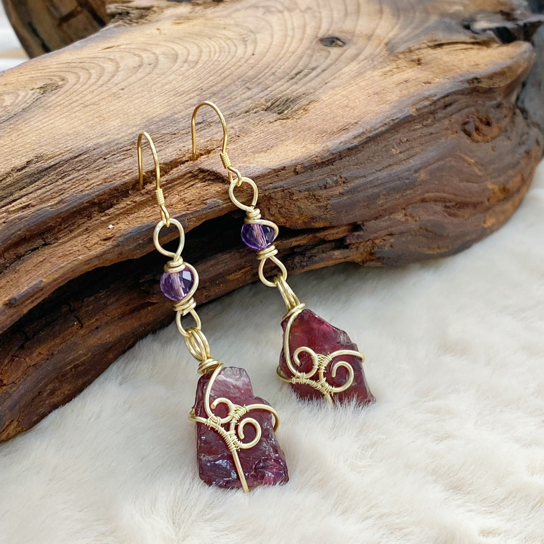 Garnet  Earrings